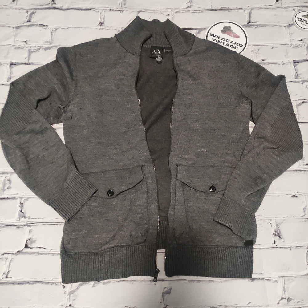 A/X Armani zipup sweater